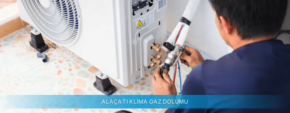 Alaçatı İlçemi Altus Klima Gaz Dolumu